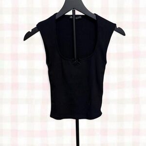 Zara Black Ribbed Knitwear